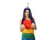 Rainbow Unicorn Horn Adult Costume Accessory