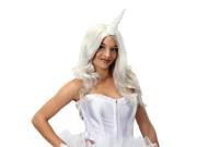 Unicorn Adult Costume Horn White
