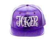 Suicide Squad Joker Purple Croc Snapback Hat