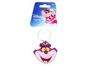 Alice In Wonderland Soft Touch PVC Key Ring Chesire Cat Head