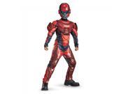 Halo Red Spartan Child Classic Muscle Chest Costume Small 4 6