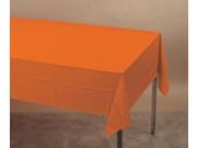 Plastic Tablecover 54 X108 Sunkissed Orange