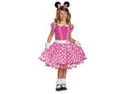 Mickey Mouse Clubhouse Disney Pink Minnie Tutu Prestige Child Costume 4 6X