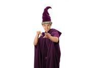 Fancy Wizard Tall Purple Adult Costume Hat