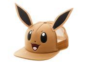 Pokemon Eevee Big Face Snapback Hat