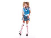 Sexy High School Specter Girl Bloody Costume Adult Small 2 6
