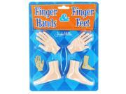 Hands and Finger Feet Finger Puppets Set of 4