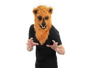 Brown Bear Costume Mouth Mover Mask