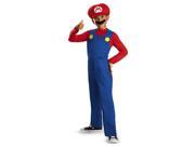 Nintendo Super Mario Bros Mario Classic Child Costume Large 10 12