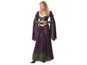 Lady In Waiting Medieval Queen Costume Adult X Large 12 14