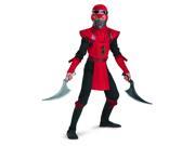 Red Viper Ninja Deluxe Costume Child 4 6