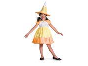 Classic Candy Corn Witch Dress Costume Toddler Small 4 6