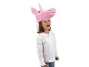 Unicorn Plush Pink Unicorn Costume Hat