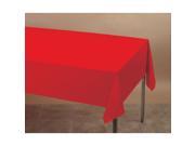Plastic Tablecover 54 X108 Classic Red