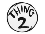 Dr. Seuss Thing 2 Embroidered Costume Patch