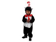 Dr. Seuss Cat In The Hat Deluxe Infant Costume 12 18 Months