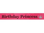 Birthday Princess Sash Hot Pink One Size