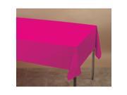 Plastic Tablecover 54 X108 Hot Magenta