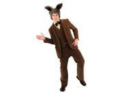 March Hare Rabbit Adult Faux Fur Hat Costume Accessory One Size