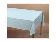 Plastic Tablecover 54 X108 Pastel Blue