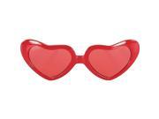 Sweet Heart Red Adult Costume Glasses