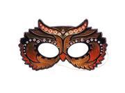 Owl Sparkle Sequin Costume Eye Mask Adult