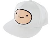 Adventure Time Men s Snapback Cap Finn White