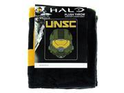 Halo UNSC Helmet 48 x60 Throw Blanket