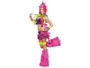 Sexy Dino D Licious Neon Rave Costume Adult X Large