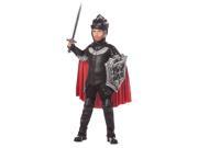 The Black Knight Medieval Costume Child Large