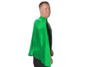 Deluxe Super Hero Costume Cape Green One Size Fits Most