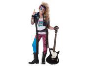 80 s Glam Punk Rocker Costume Child Medium 8 10