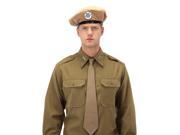 Doctor Who UNIT Tan Beret Classic Adult Costume Hat