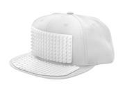 Bricky Blocks Build on Baseball Costume White Hat Unisize