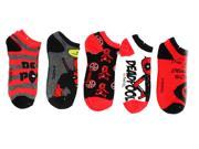 Marvel Deadpool Ankle Socks 5 Pack