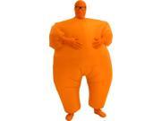 Inflatable Chub Suit Costume Orange One Size Fits Most
