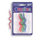 Crazy Curl Multi Colors Novelty Candles