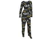 Green Bay Packers NFL Façade Ladies Union Suit Medium