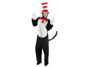 Dr. Seuss Cat In The Hat Deluxe Adult Costume Large X Large