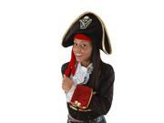 Pirate Adult Costume Hat Black