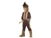 Lil Warrior Indian Boy Child Costume Toddler Medium 3 4T