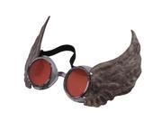 Steampunk Silver Winged Costume Goggles Adult One Size