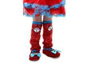 Dr. Seuss Thing 1 2 Sequin Costume Leg Warmers