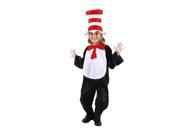 Dr. Seuss Cat In The Hat Costume Child Toddler Toddler 2 4T