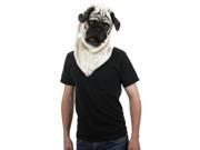 Pug Dog Costume Mouth Mover Mask