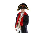 Napoleon Bonaparte Bicorn Black Military Hat Adult Costume Accessory One Size