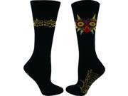 Legend of Zelda Majora s Mask Men s Black Crew Socks