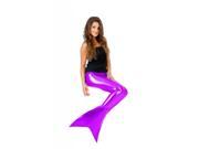 Purple Mermaid Fins Adult Costume Accessory Plus