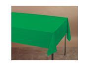 Plastic Tablecover 54 X108 Emerald Green