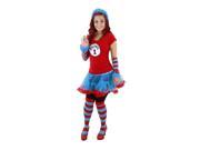 Dr. Seuss Thing 1 2 Fuzzy Costume Headband Adult One Size